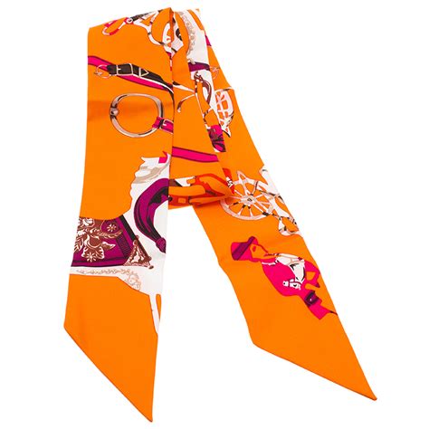 hermes paris orange scarf|Hermes scarf orange horses.